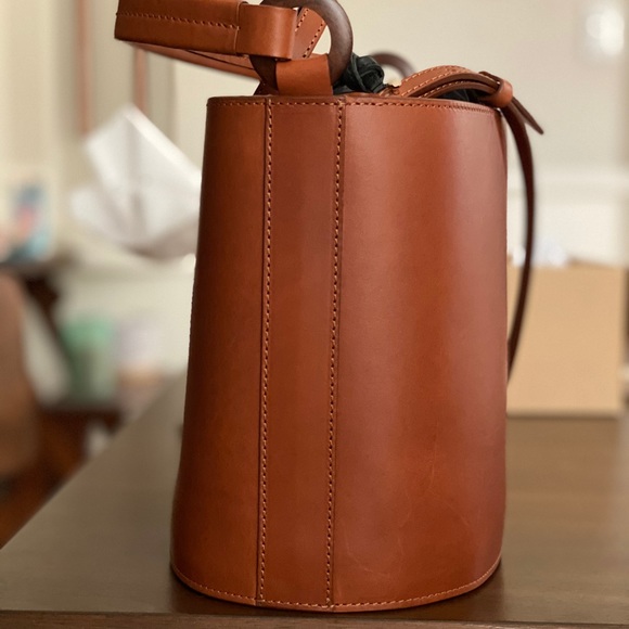 NWT Sezane Sac Mona Heritage Chocolate - Picture 3 of 9